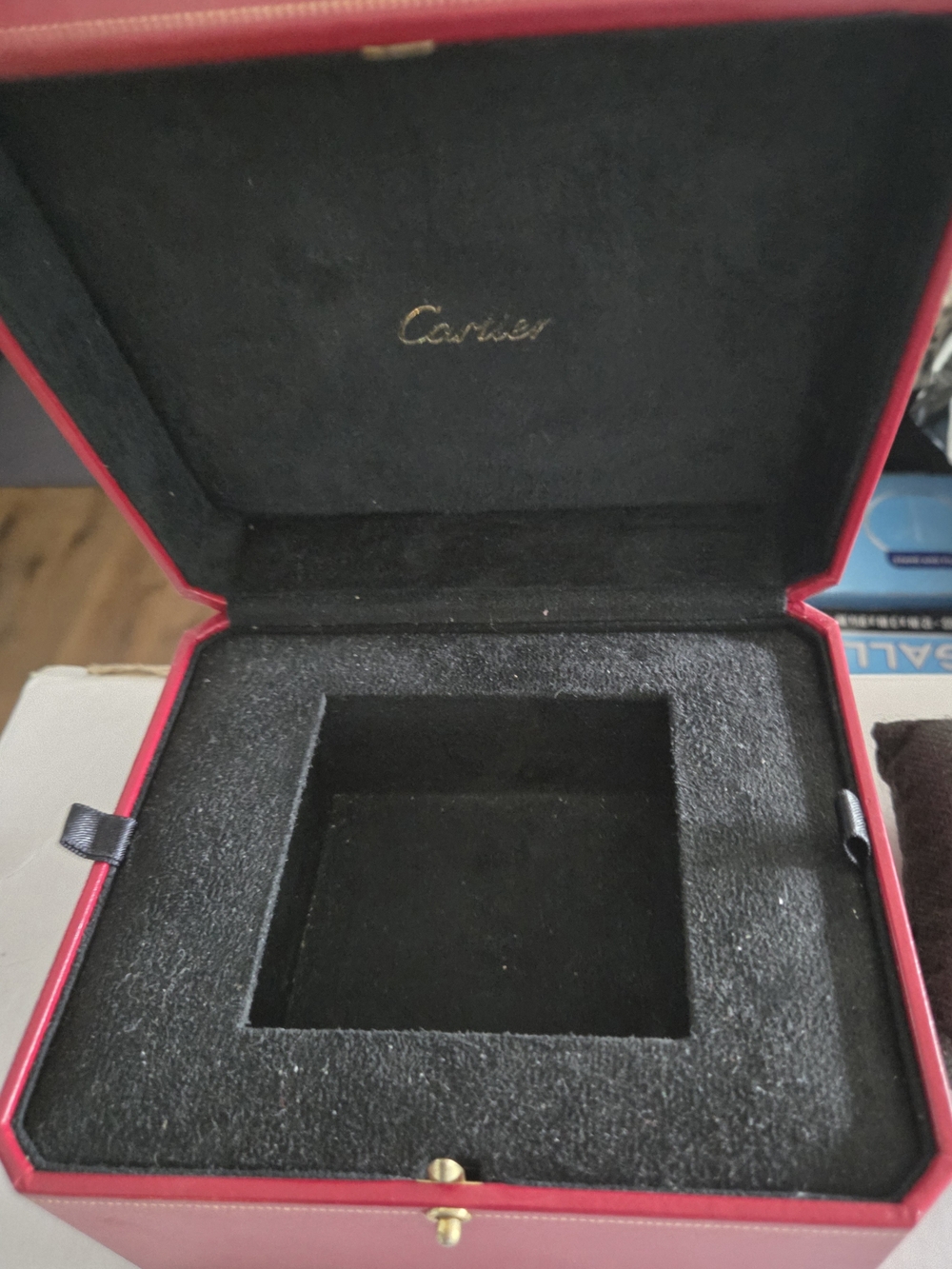 Cartier Red and Black Jewelry Box